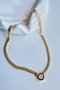 Heliophilia Silver Collar de Metal Oro Rosa ELKGC68375
